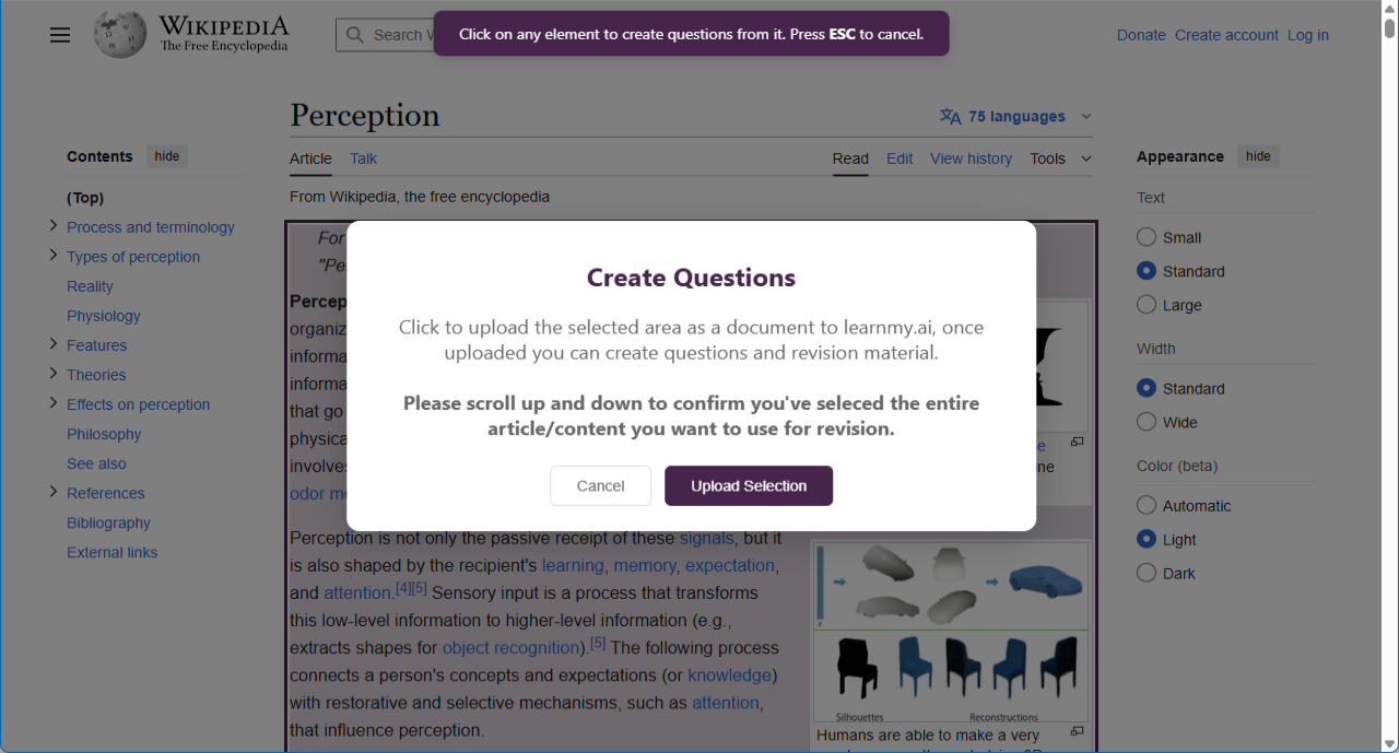 Browser extension demo